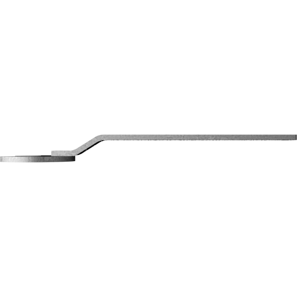 Ground socket for  48 mm tubular post | Steel wrench, hot-dip glavanized for  48 mm